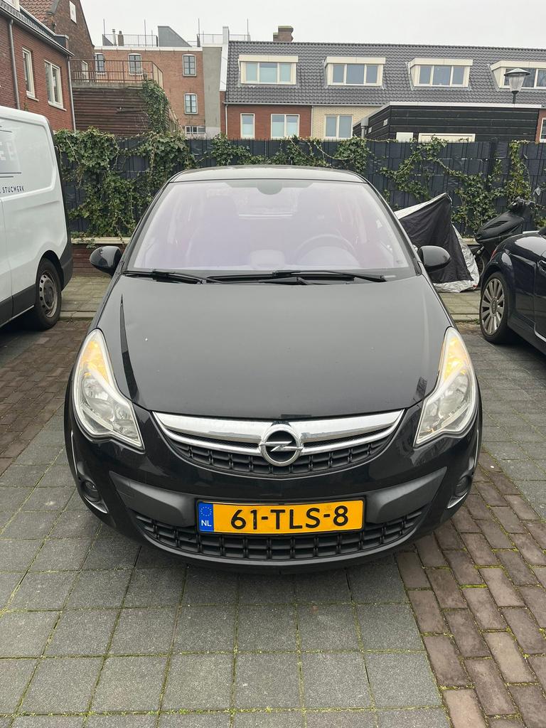 Opel Corsa 1.4 16V 5D 2012 Zwart, Voorwielaandrijving, 1063 kg, 4 cilinders, Origineel Nederlands