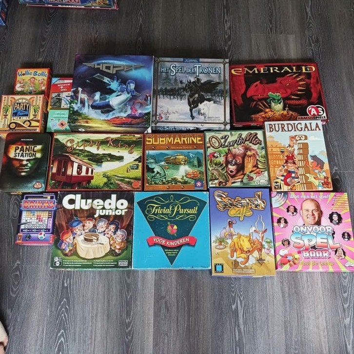 4) Spellenset - Divers - 14 stuks, Vijf spelers of meer, Ophalen of Verzenden, Gebruikt, Diverse uitgevers