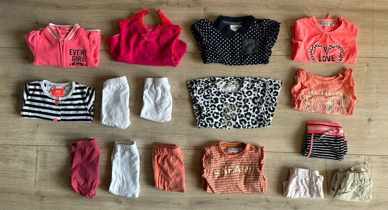 🩷 Baby kleding pakket meisje zomer - Merk - Maat: 62/ 68 ☀️, Ophalen of Verzenden, Zo goed als nieuw, Maat 62