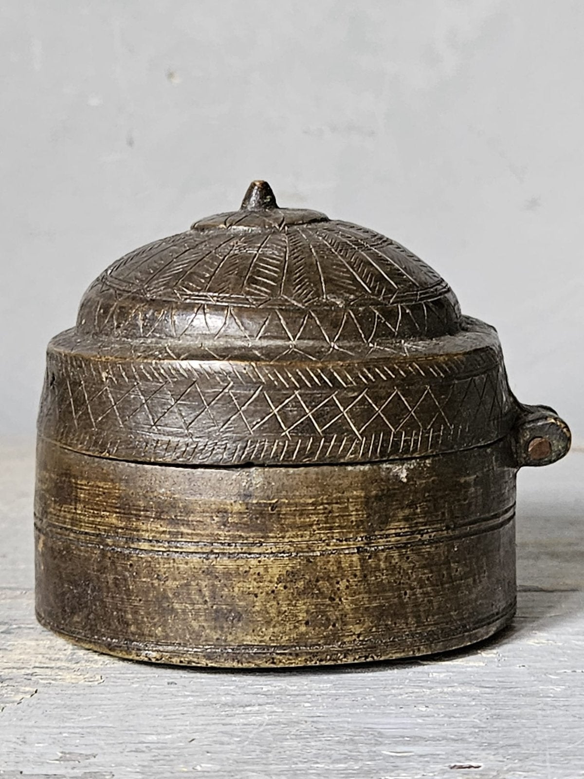 Antieke Mughal box, Ophalen of Verzenden, Koper