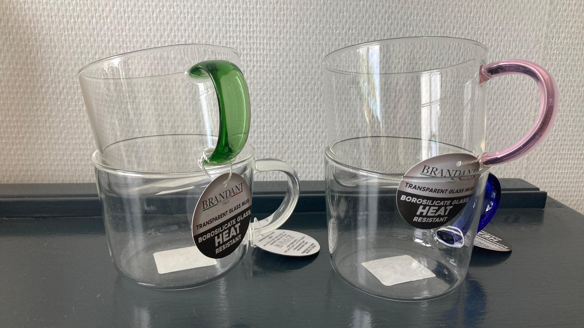 Theeglazen, 4 stuks 450ml, Ophalen of Verzenden, Nieuw, Overige typen