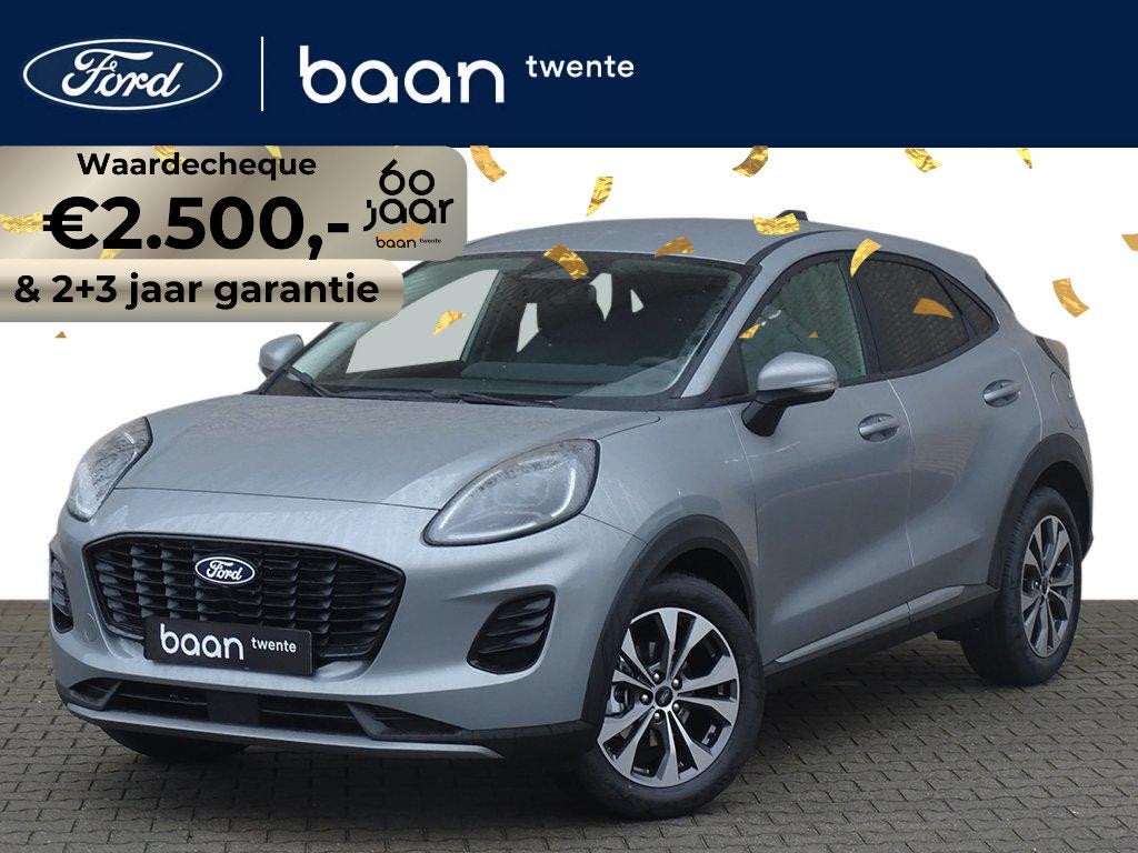 Ford Puma 1.0 Hybrid Titanium | Winter Pack | Camera | Solar, Voorwielaandrijving, 12 maanden, Stof, Puma