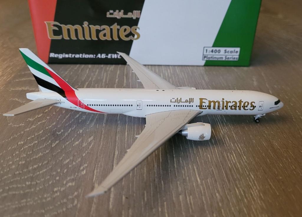 Phoenix Boeing 777-200LR Emirates schaal 1:400, Ophalen of Verzenden, Zo goed als nieuw, Schaalmodel