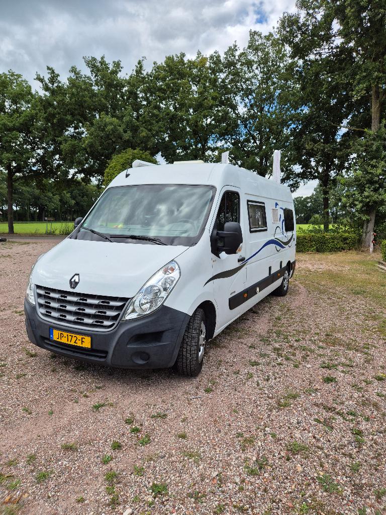 Buscamper Renault Master L3H2 DCI 125 Camper, Caravans en Kamperen, Campers, Ringverwarming, Tot en met 2, Particulier, 6 tot 7 meter