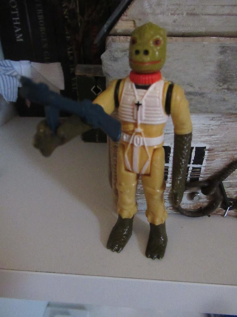 Star Wars vintage BOUNTY HUNTER BOSSK met BLASTER (1980), Ophalen of Verzenden, Nieuw, Actiefiguurtje