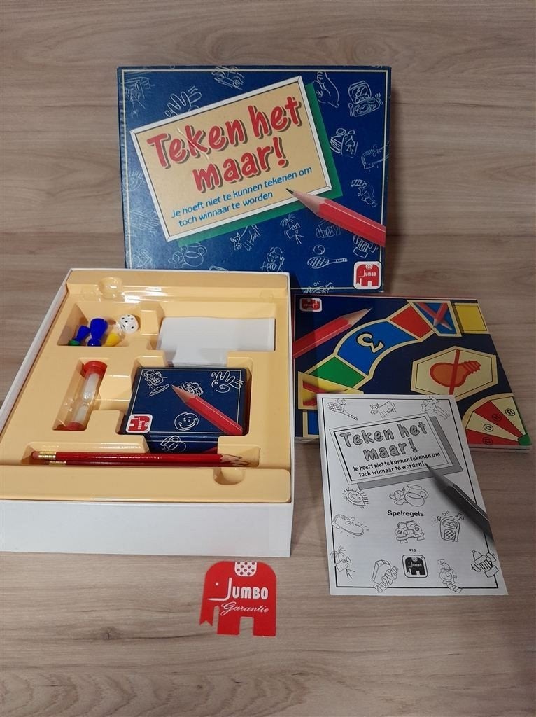 Teken het maar - s1318, Hobby en Vrije tijd, Gezelschapsspellen | Bordspellen, Verzenden, Zo goed als nieuw