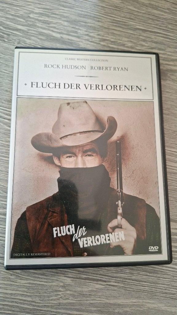 Fluch der verlorenen western dvd met Rock Hudson, Vanaf 16 jaar, Ophalen of Verzenden, Zo goed als nieuw, Engels