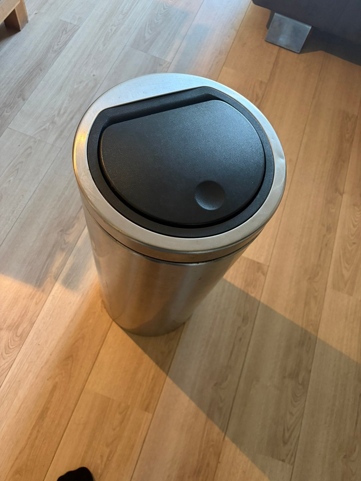 Brabantia prullenbak, Ophalen, Zo goed als nieuw, Rvs