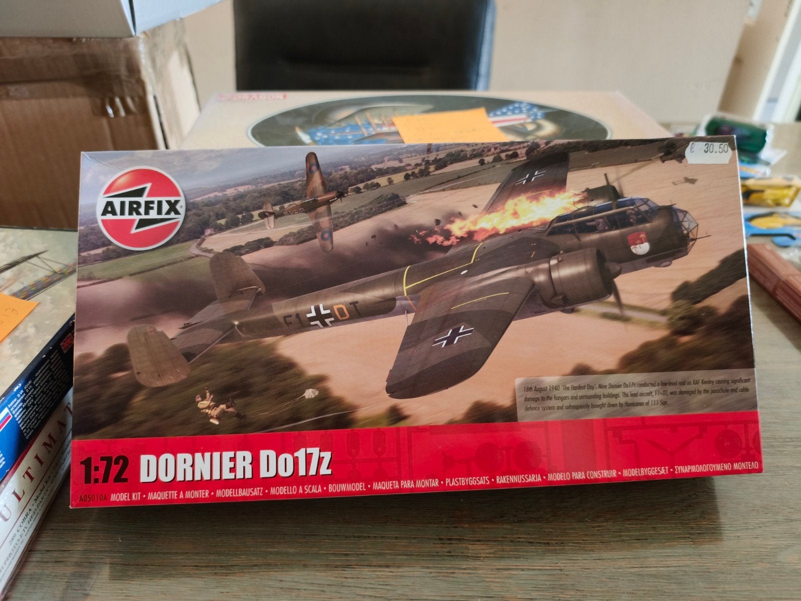 Airfix 1:72 Dornier Do17Z Modelbouw Vliegtuig Kit, Overige merken, 1:72 tot 1:144, Hornby Hobbies Ltd, Nieuw