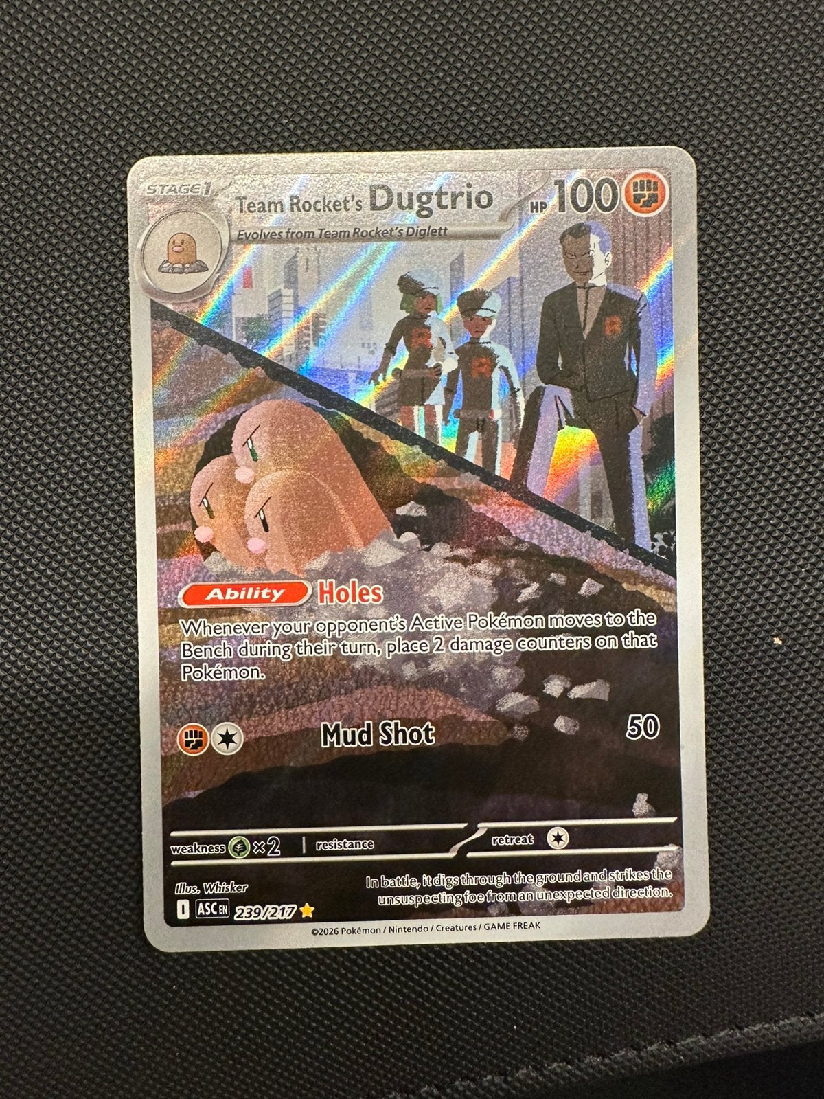 Team Rocket's Dugtrio (ASC 239) Ascended Heroes, Ophalen of Verzenden, Nieuw