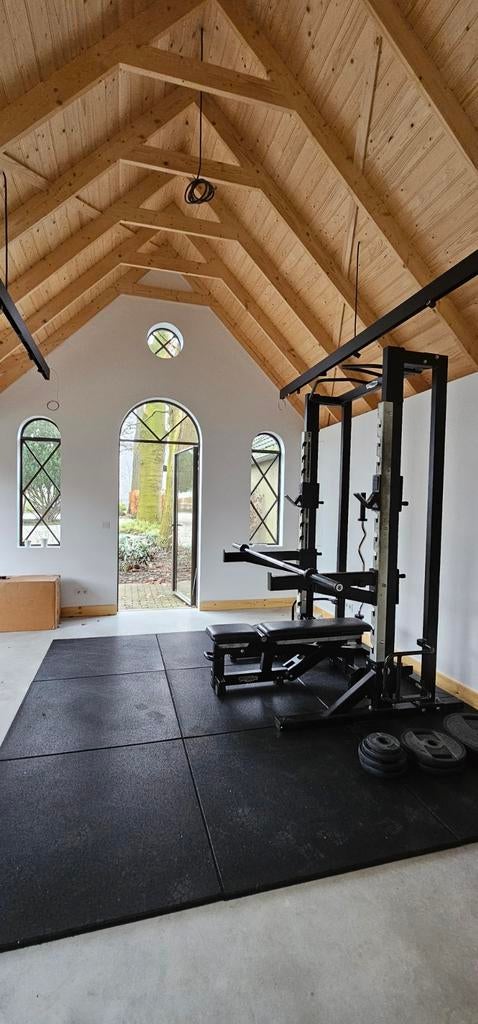 Technogym Half Rack Olympische Set – 147,5 KG – Pro Gym Set, Ophalen, Gebruikt, Benen, Overige typen