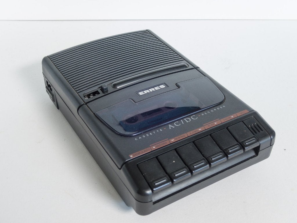 Casseterecorder draagbaar Erres, Ophalen, Enkel, Overige merken, Tape counter