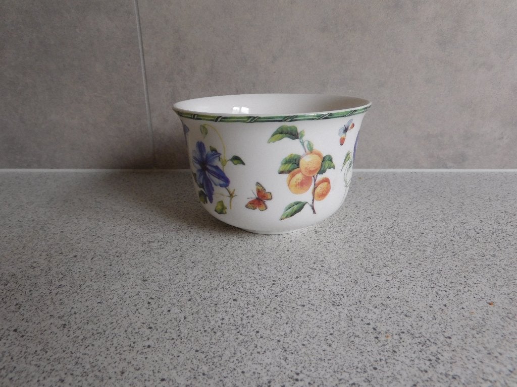 Cappuccinomok Fruit & Flowers Janneke Brinkman - 300 ml, Overige merken, Keramiek, Zo goed als nieuw, Overige stijlen