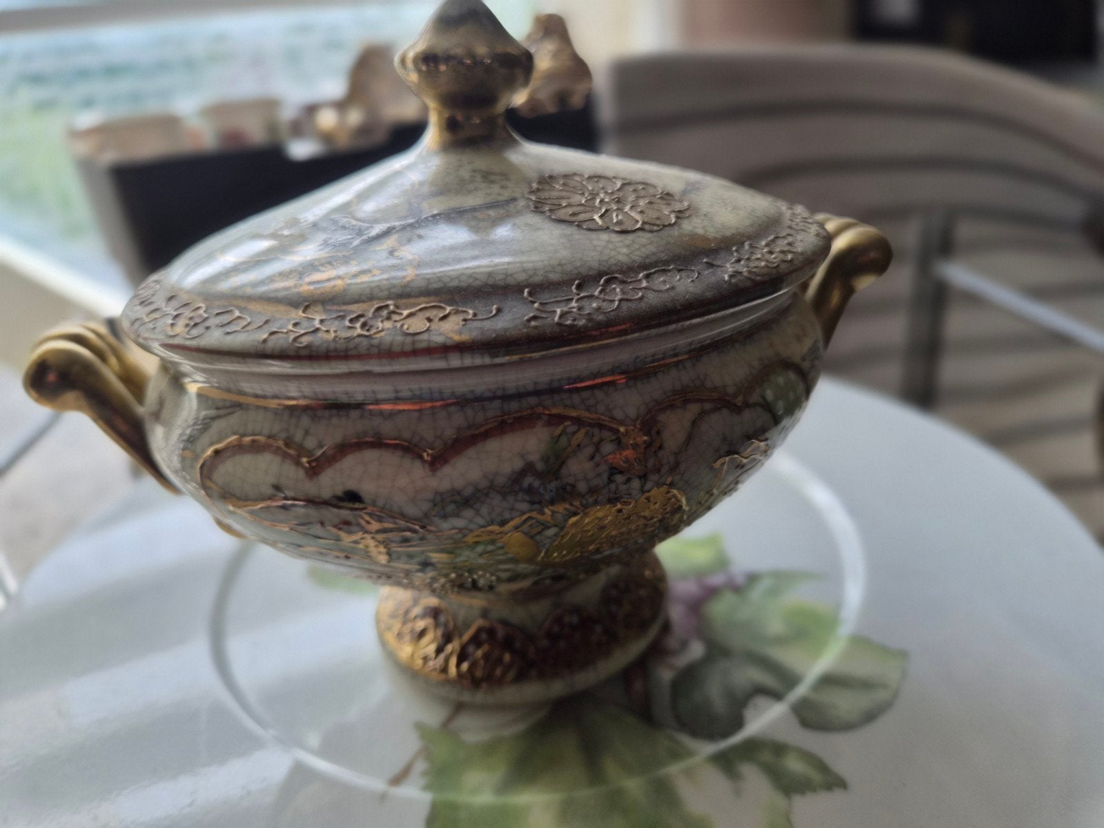 Royal Satsuma Handmade in China decoratieve pot, Ophalen of Verzenden