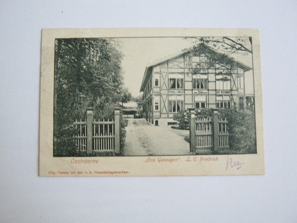 Ansichtkaarten Nederland, TC 9-100 Oostvoorne, "Ons Genoegen, Ophalen of Verzenden, Voor 1920, Gelopen, Zuid-Holland