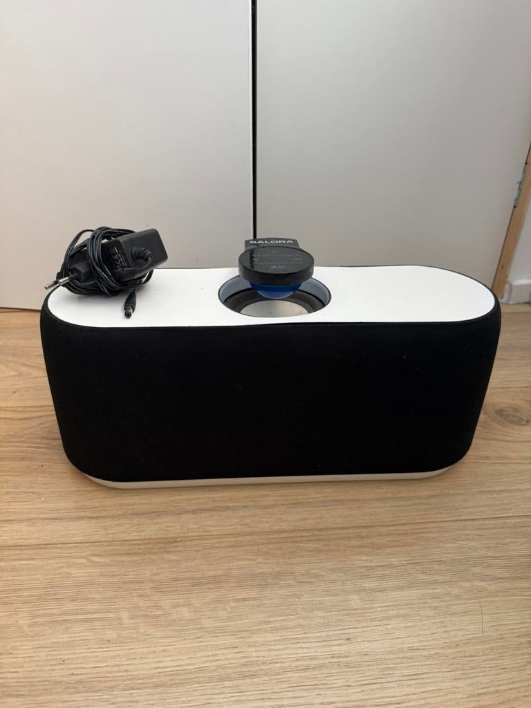 Salora Bluetooth Speaker - Zwart/Wit, Goede Staat, Audio, Tv en Foto, Luidsprekers, Ophalen, Gebruikt, Minder dan 60 watt, Overige merken