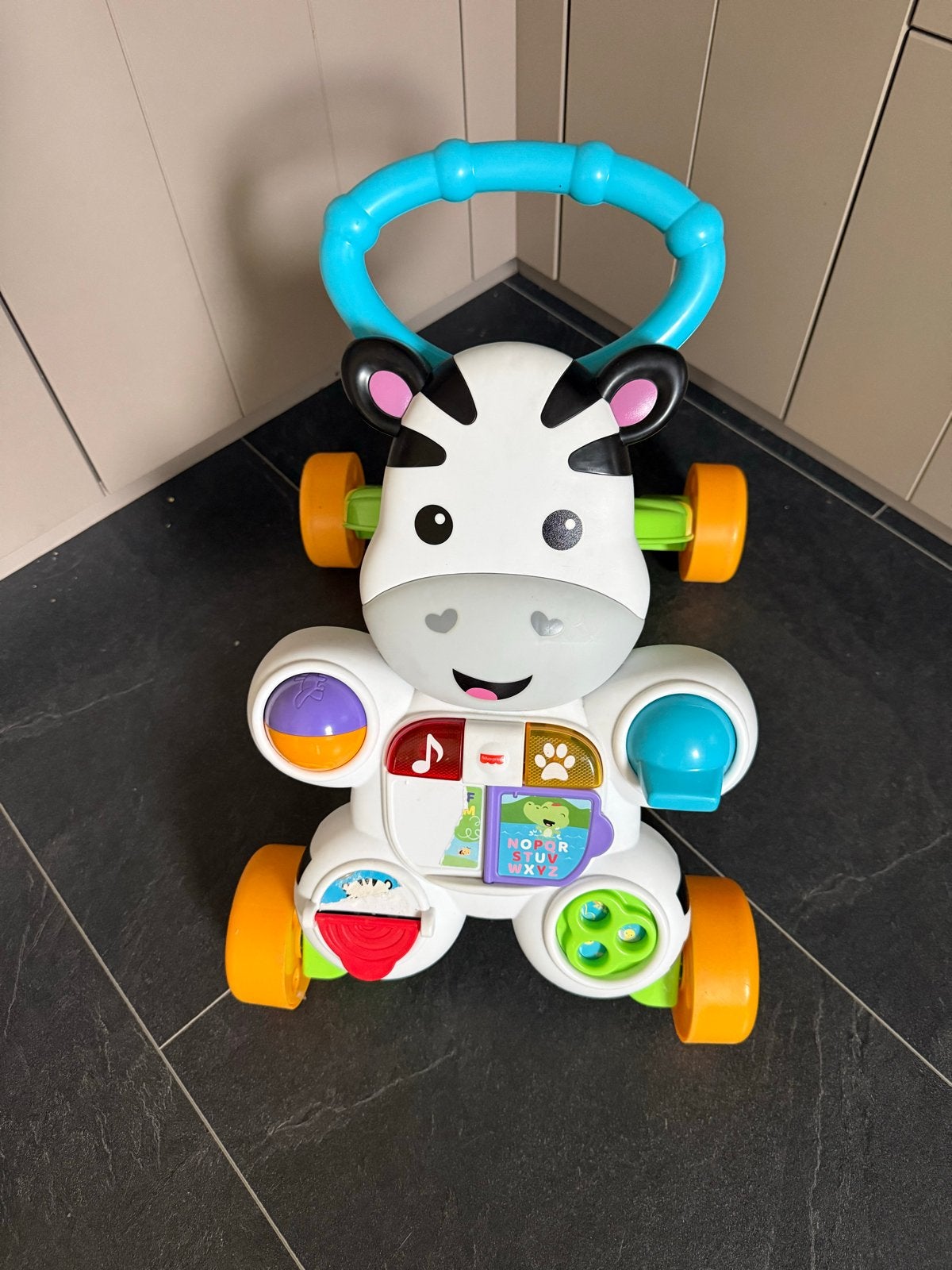 Fisher-Price Zebra Loopwagentje met Geluid, Kinderen en Baby's, Speelgoed | Fisher-Price, Ophalen, Gebruikt, Duw- of Trekspeelgoed