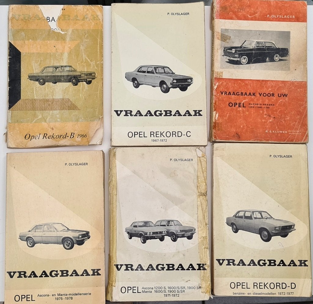Klassieker vraagbaak Opel Rekord div bouwjaren, Ophalen of Verzenden