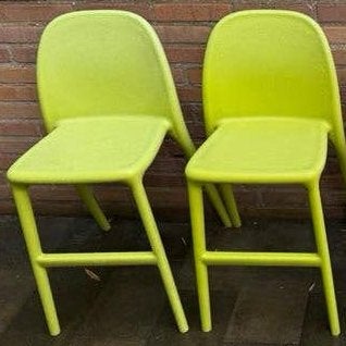 Urban Ikea hoge stoel kinderstoel 2x groen, Ophalen, Gebruikt, Overige typen, Aanschuifbaar