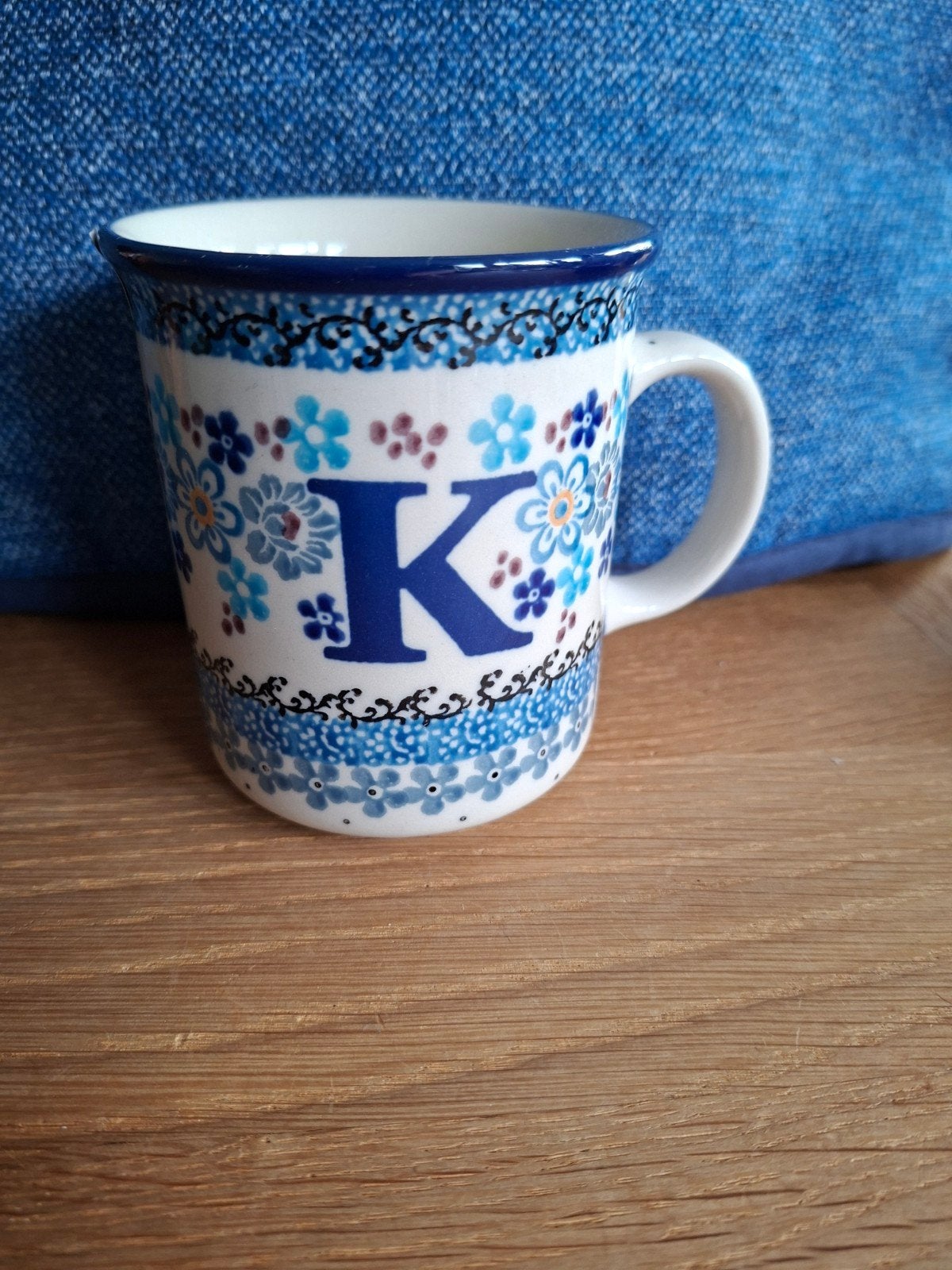 Bunzlau Castle lettermok K - 300 ml, ., Keramiek, Nieuw, Ophalen of Verzenden