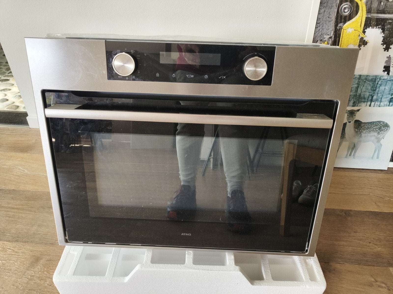 Atag CX4511C Inbouw Oven - Zo goed als nieuw, 45 tot 50 cm, Oven, Ophalen of Verzenden, Zo goed als nieuw