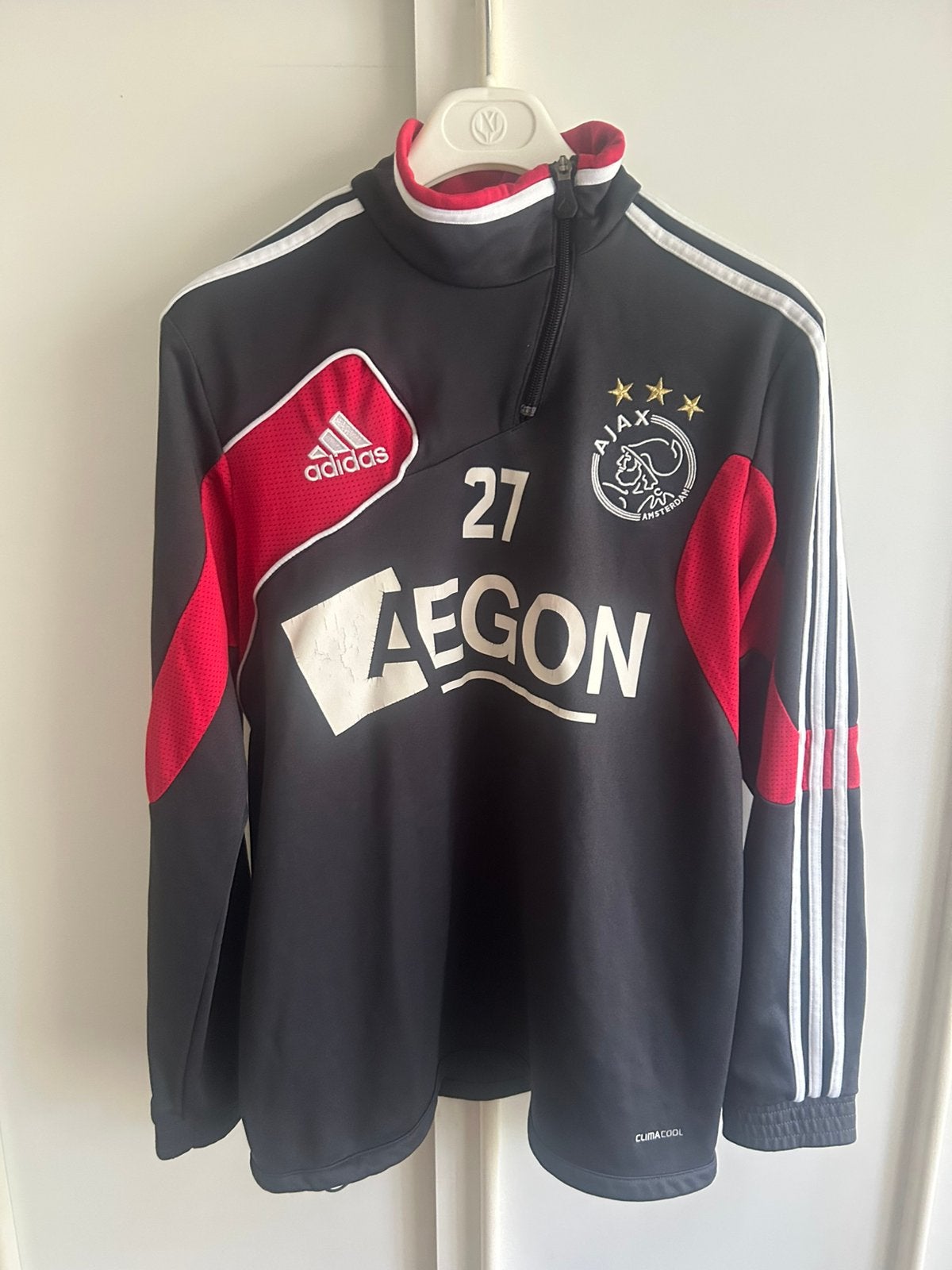 Ajax shirt trui training player match worn Lukoki 2012-2013, Overige kleuren, Maat 48/50 (M), Ophalen of Verzenden, Voetbal