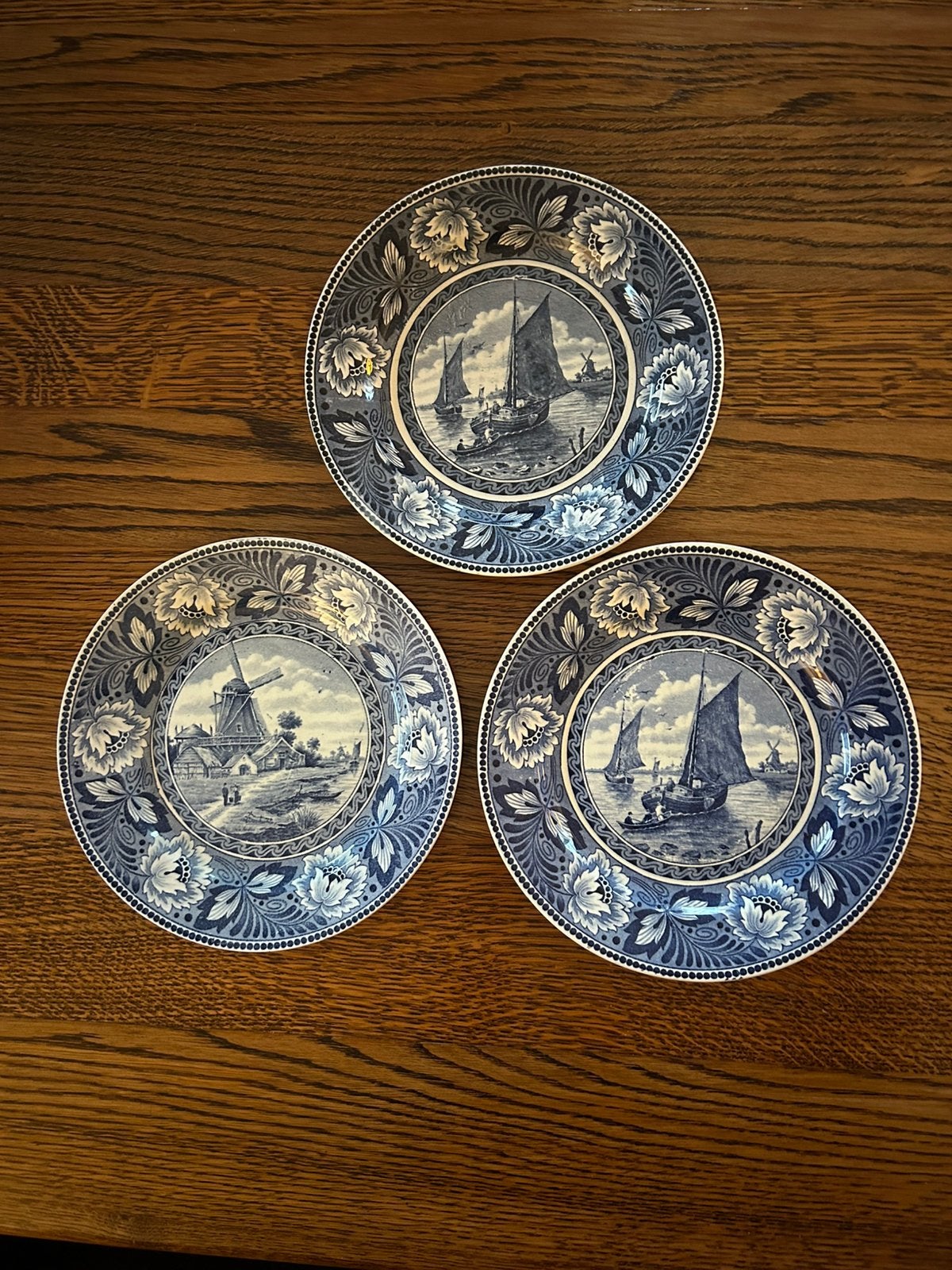 3 borden Societe Ceramique, HOLLANDIA, Ophalen of Verzenden
