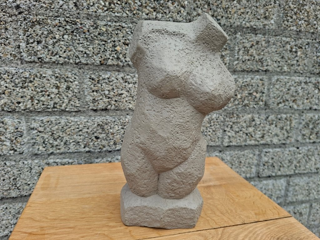 schitterende toupe kleurig vrouwen torso beeld, Ophalen of Verzenden, Zo goed als nieuw, Mens
