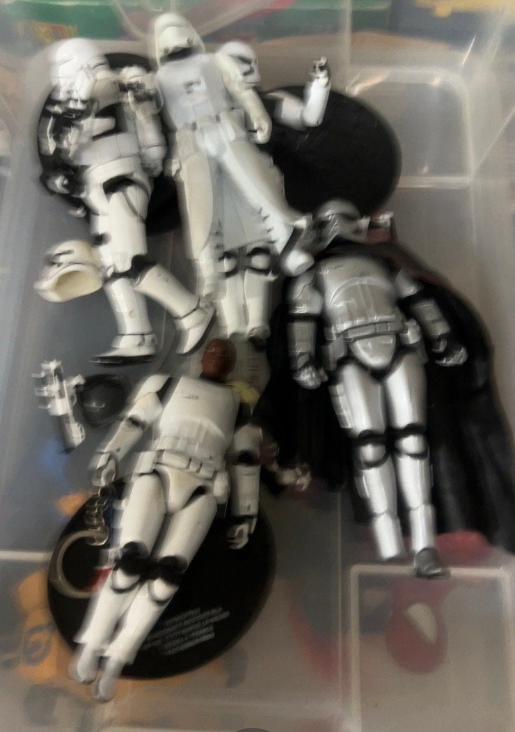 Star Wars Actiefiguren Set - Stormtroopers & Captain Phasma, Verzamelen, Ophalen of Verzenden, Gebruikt, Actiefiguurtje