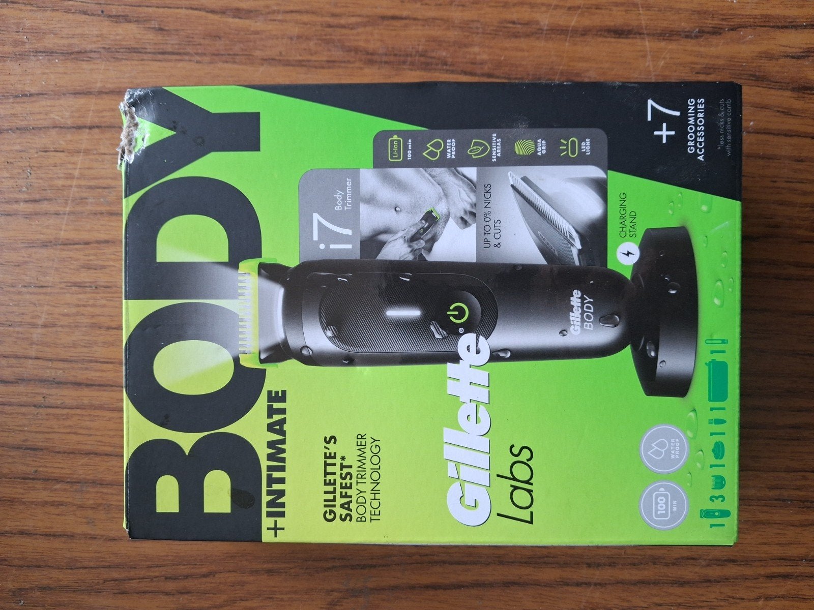Gillette Labs Body + Intimate Trimmer i7 - Nieuw in doos, Ophalen of Verzenden, Nieuw, Scheren en Epileren