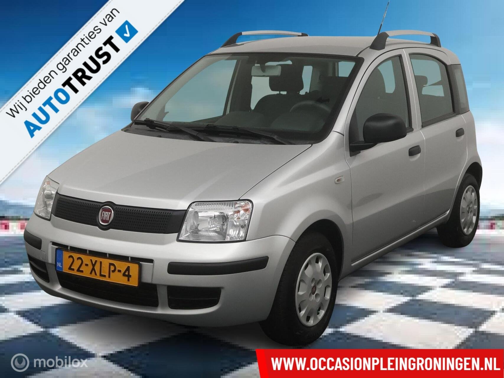 Fiat Panda 1.2 Classic, Euro 5, Stof, Gebruikt, Origineel Nederlands