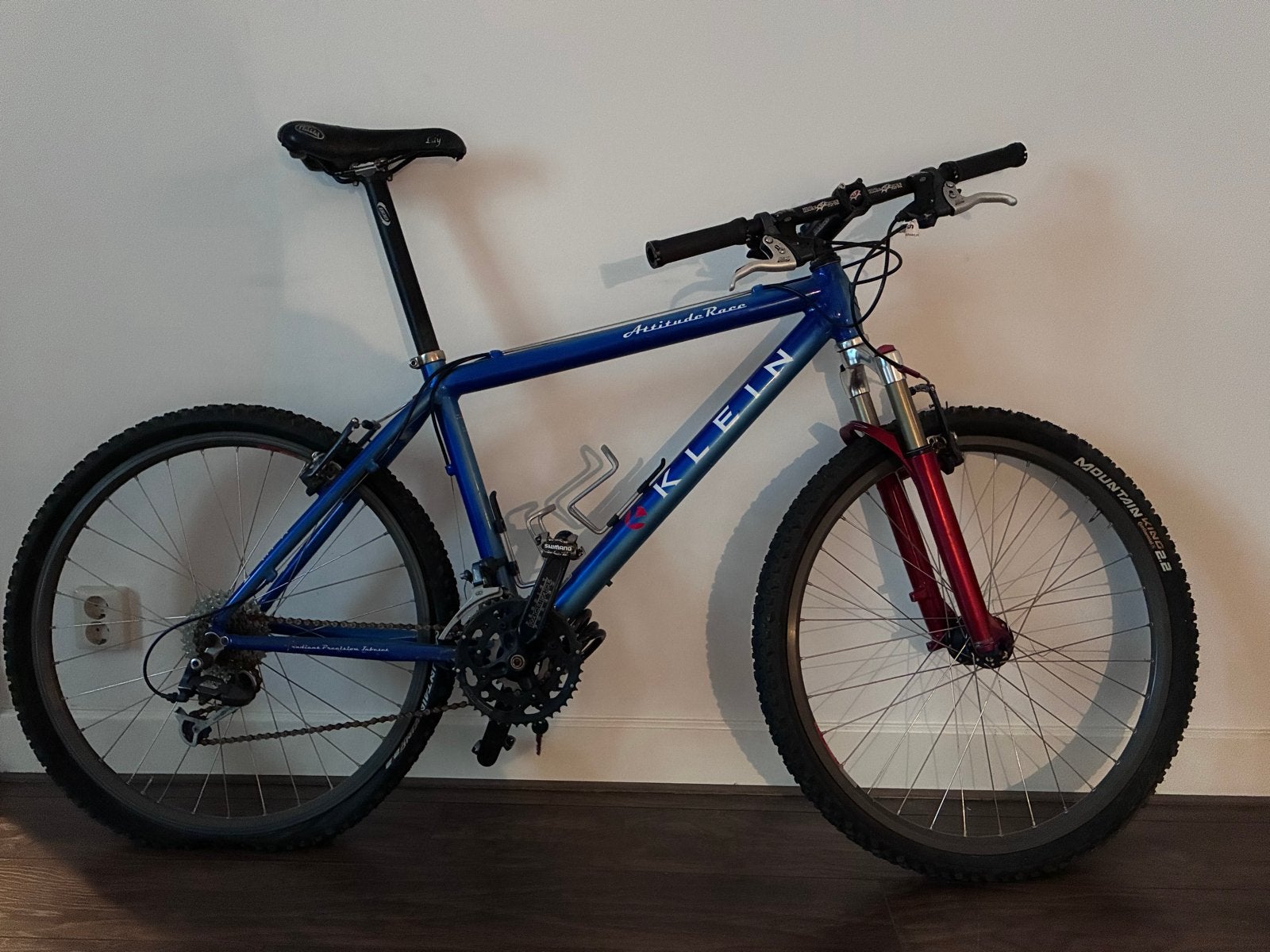 Klein mountainbike - Blauw - Gebruikt, Gebruikt, Hardtail, Velgrem, Ophalen of Verzenden
