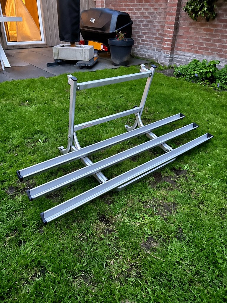 Fietsendrager caravan of camper, Ophalen, 3 fietsen of meer, Gebruikt, Achterklepdrager