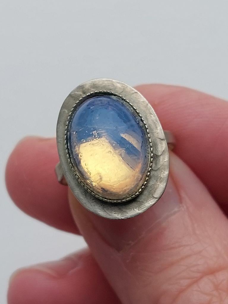 Ring, Ophalen of Verzenden, Zilver, Zilver, Dame