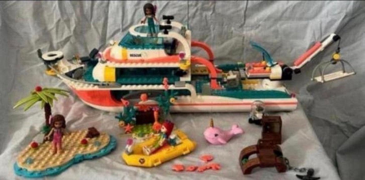 LEGO Friends 41381 Reddingsboot, Inclusief instructies, Lego, Friends, Ophalen of Verzenden