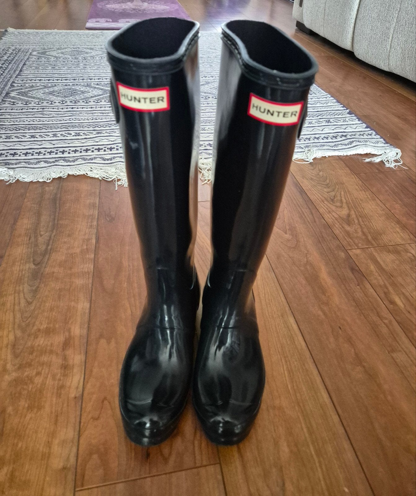 Hunter regenlaarzen, maat 37, Ophalen, Blauw, Regenlaarzen, Hunter