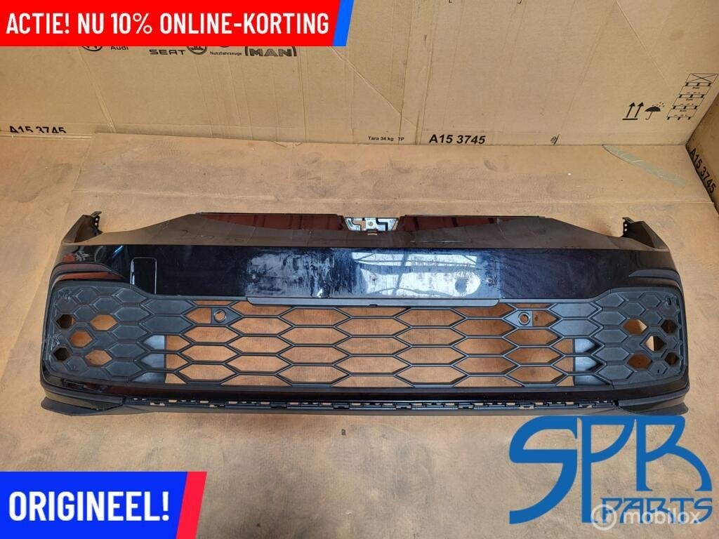 Vw GOLF 8 VIII GTI GTD GTE VOORBUMPER 6X PDC MISTLAMP OPTIE, Gebruikt, VOLKSWAGEN, Volkswagen, Ophalen of Verzenden