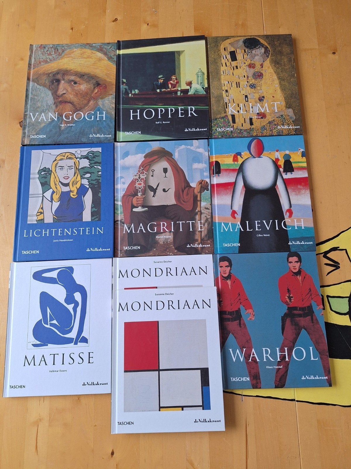 10 taschen serie boeken de volkskrant uitgaven, Ophalen of Verzenden, Zo goed als nieuw, Taschen