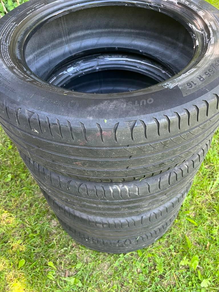 20€ voor 4 , 205 55 16 205/55/r16 Zomerbanden banden, Ophalen of Verzenden, Gebruikt