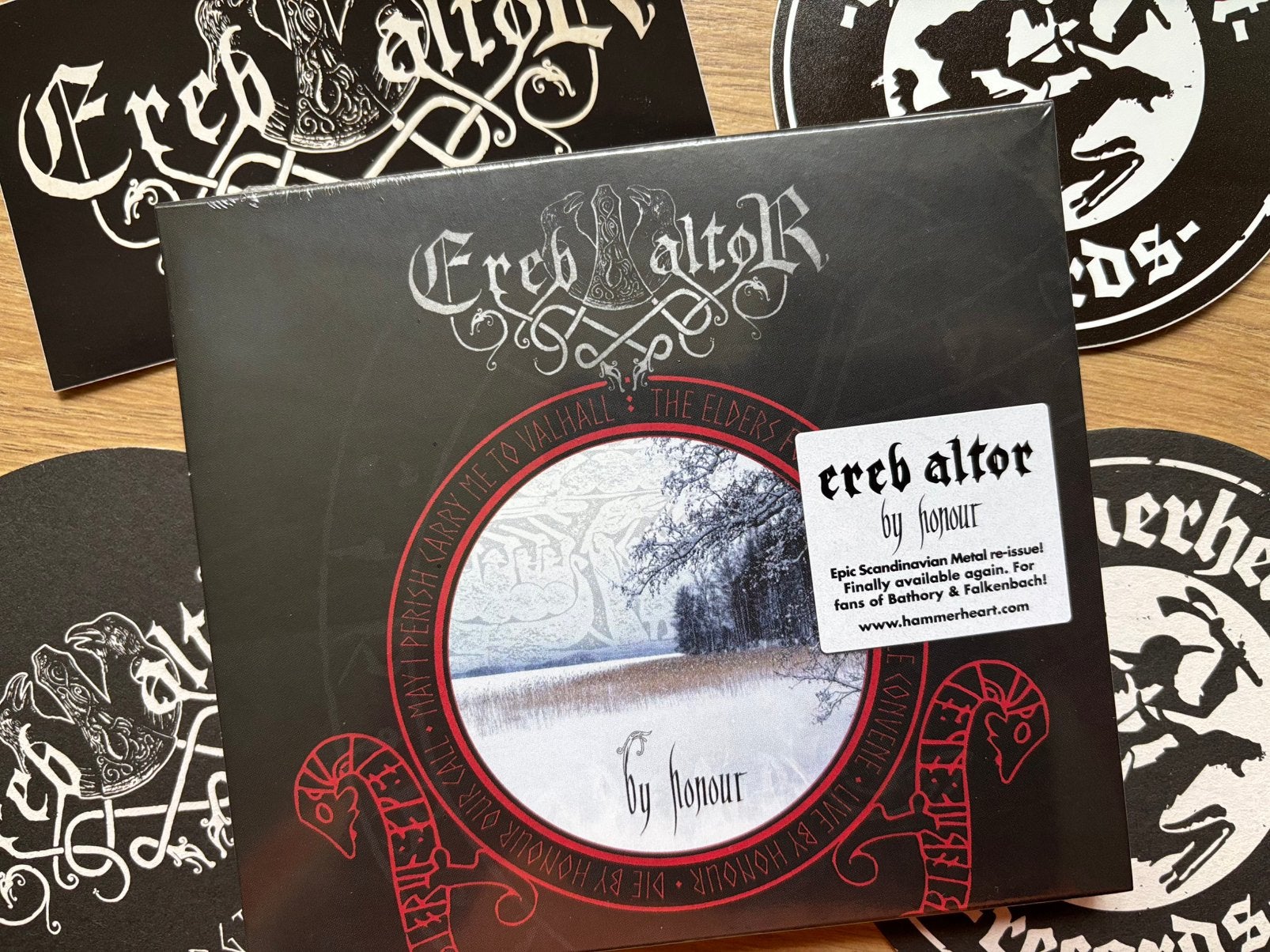 Ereb Altor - By Honour CD Sweden Viking Metal 2008, Ophalen of Verzenden, Bonusmateriaal, Metal, Nieuw in verpakking