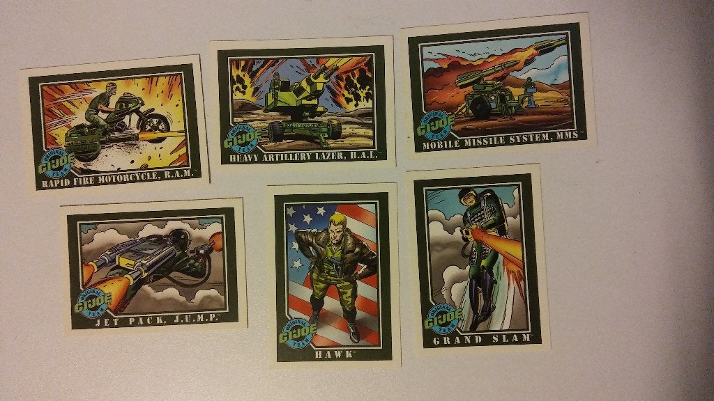 GI G.I. Joe Hasbro 1991 kaartjes plaatjes vintage IMPEL 4, Ophalen of Verzenden, Overige figuren, Gebruikt, Overige typen