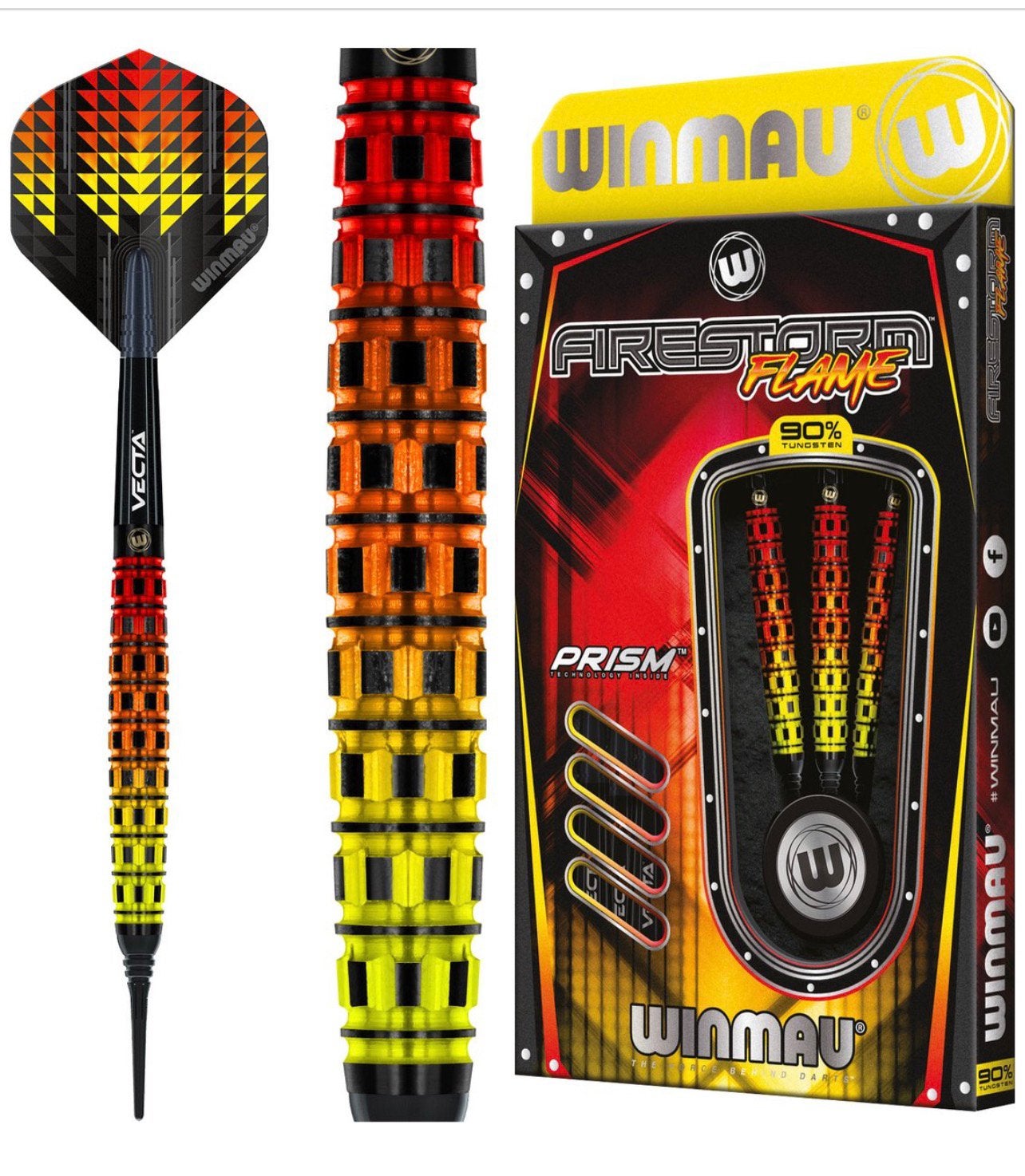 Winmau Firestorm Flame Torpedo 90% - Soft Tip Darts 20 gram, Ophalen of Verzenden, Nieuw, Pijlen, Soft tip