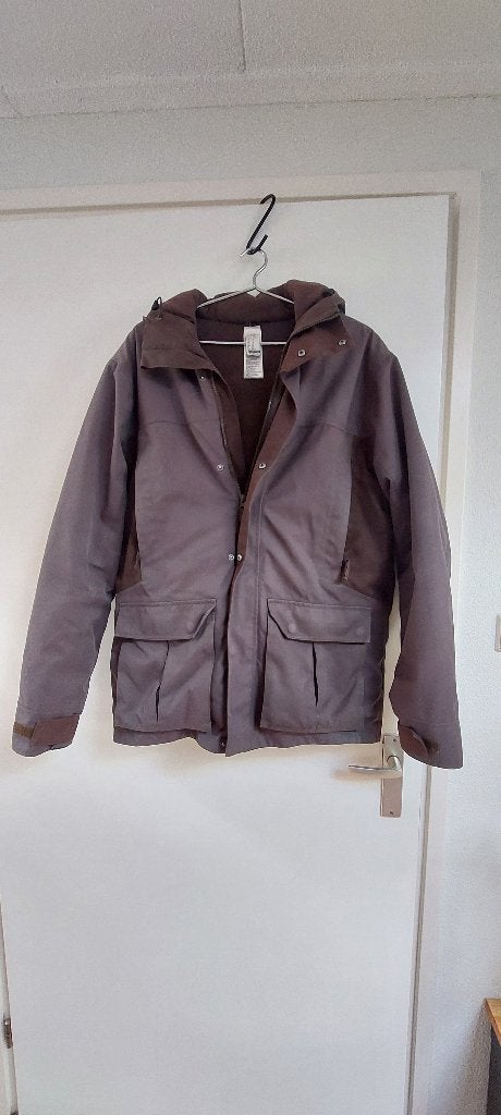 Winterjas, Kleding | Heren, Bruin, Maat 48/50 (M), Ophalen of Verzenden, Zo goed als nieuw