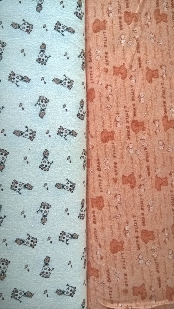 partij babystoffen flanel, Overige kleuren, 120 cm of meer, Ophalen of Verzenden, Katoen