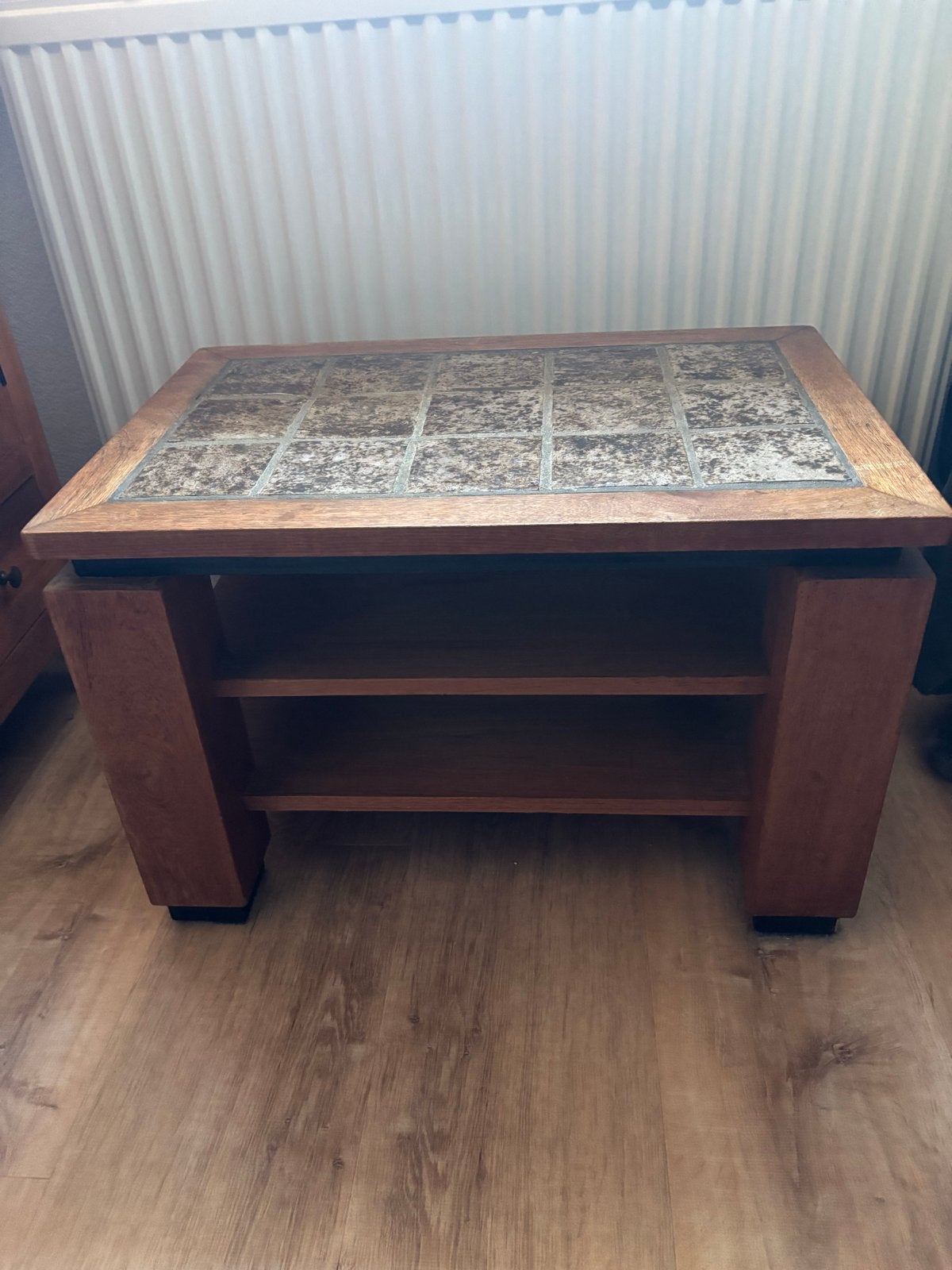 Salontafel met tegels, 60x40x40 cm, Ophalen, Minder dan 50 cm, Gebruikt, 50 tot 100 cm