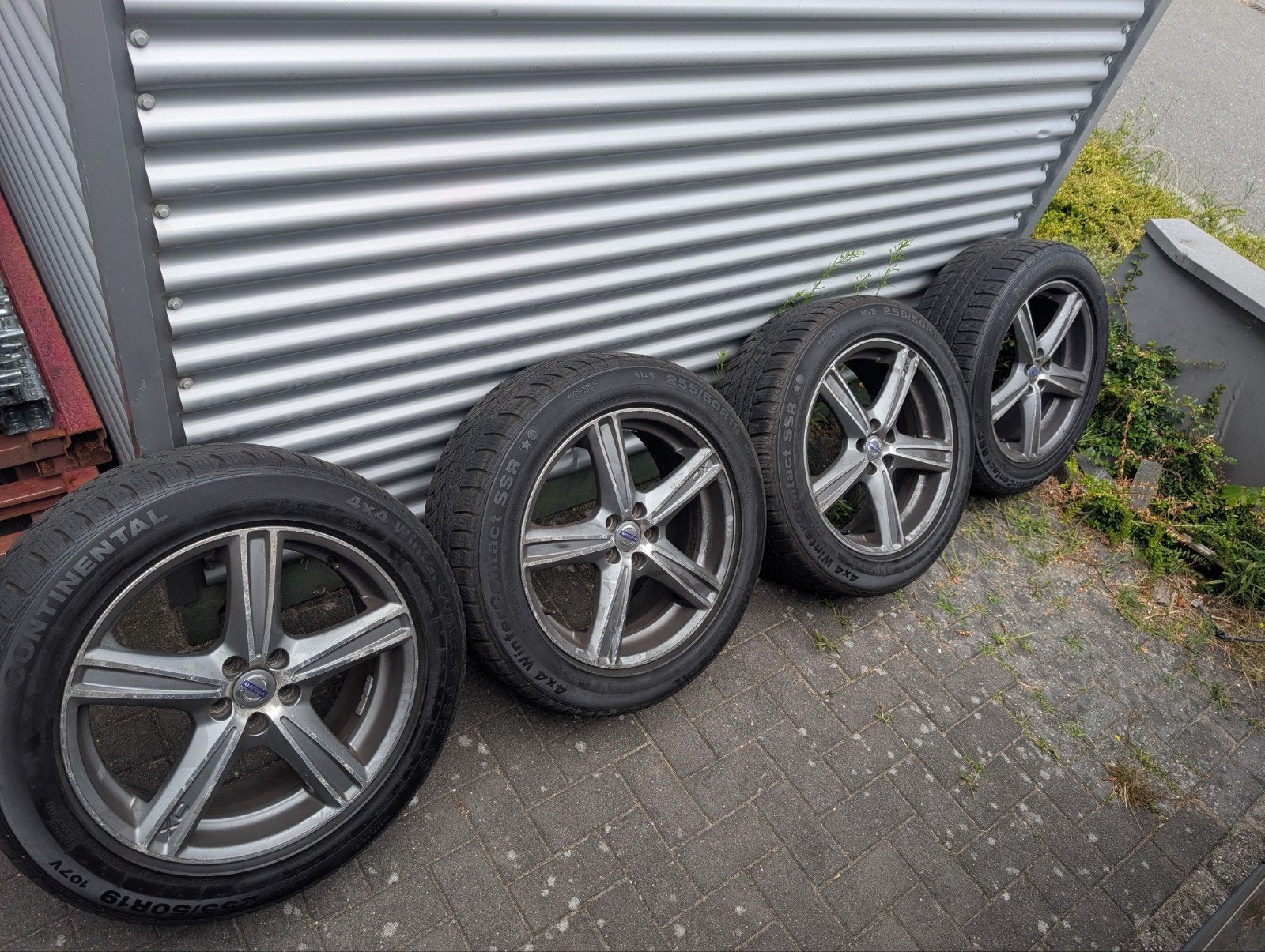 Volvo XC90 sport velgen 19" 5x108, Gebruikt, 255 mm, Banden en Velgen, Winterbanden