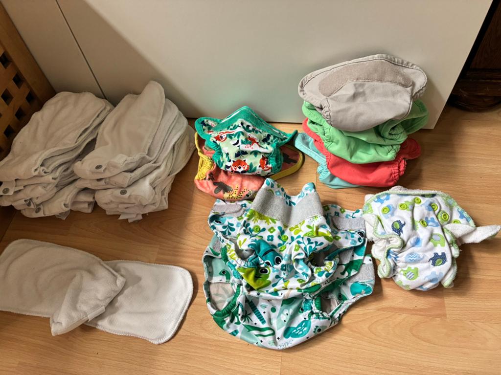 Newborn pakket wasbare luiers, Kinderen en Baby's, Badjes en Verzorging, Ophalen of Verzenden, Gebruikt, Overige typen, Overige merken