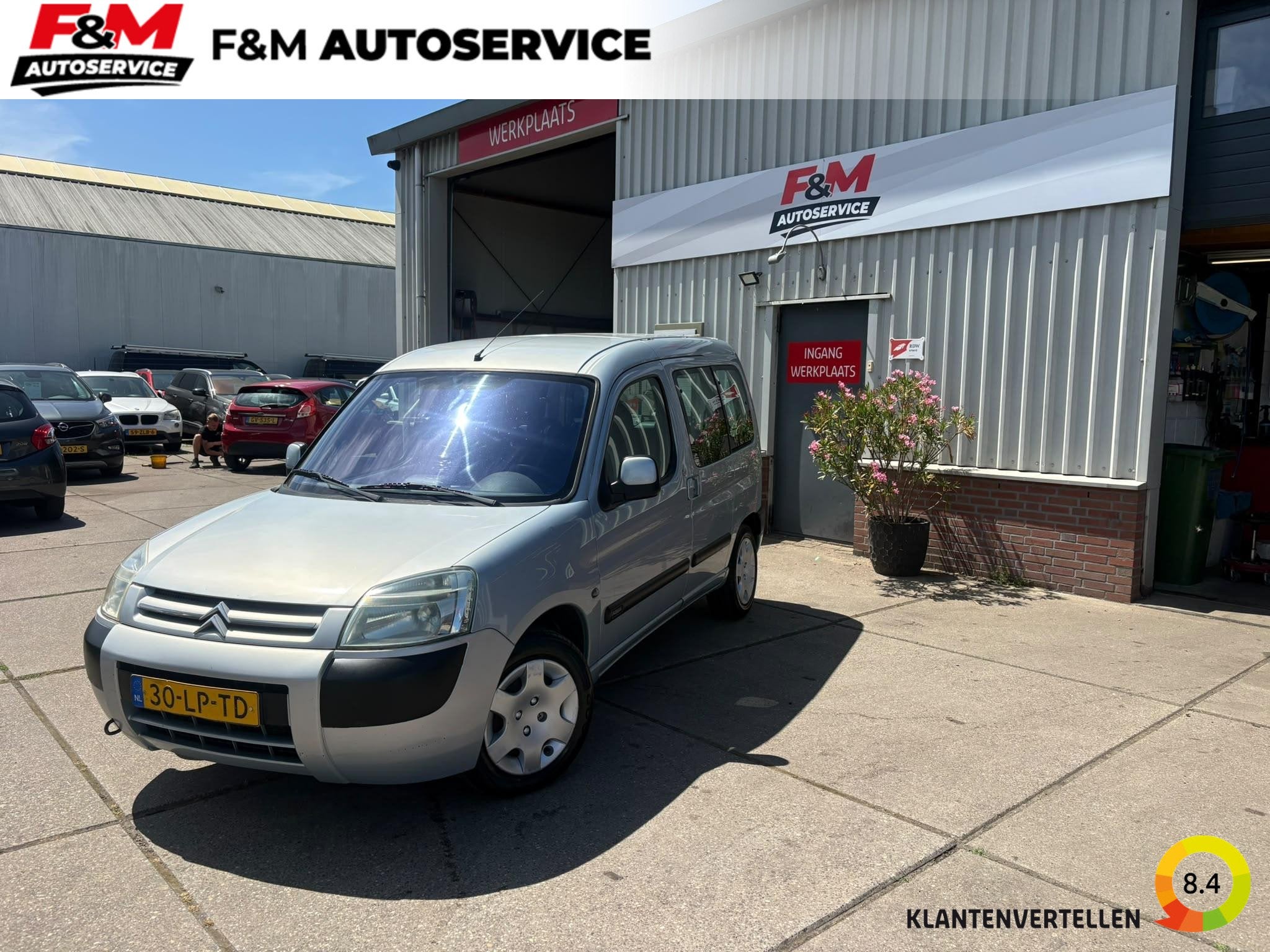 Citroen Berlingo 1.6i Multispace Airco, trekhaak, Auto's, Stof, 4 cilinders, Origineel Nederlands, Handgeschakeld