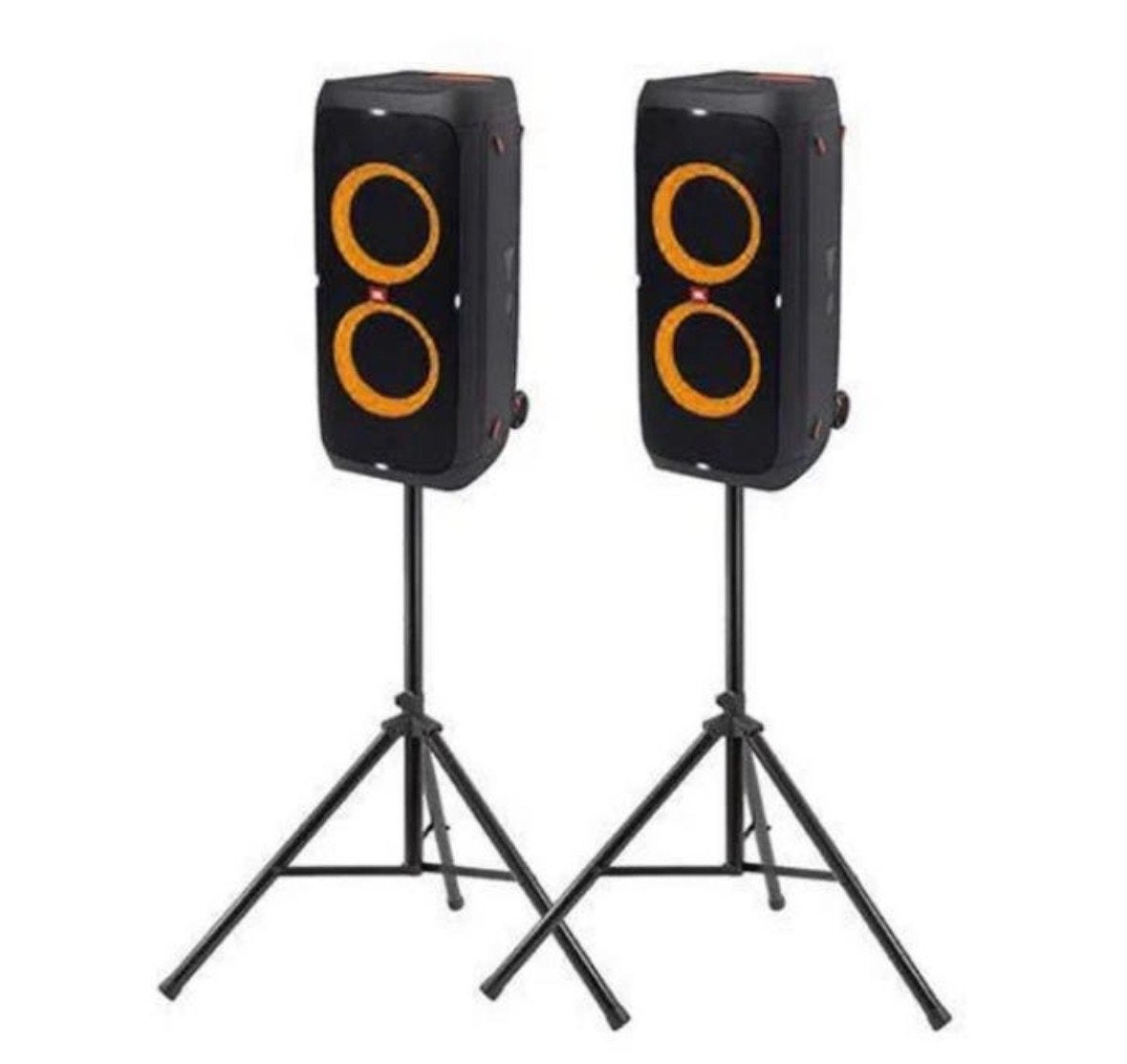 Partyboxen te huur: 2x JBL PartyBox 310 + 2x karaoke mics, Ophalen, JBL, Zo goed als nieuw, 120 watt of meer