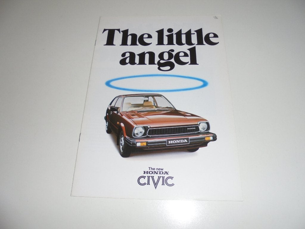 brochure Honda Civic  1980, Ophalen of Verzenden, Zo goed als nieuw, Honda
